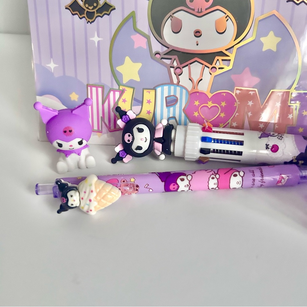 💜(KUR316) Kuromi Adorable 12-Piece Mini Fun Bundle! - Picture 7 of 8